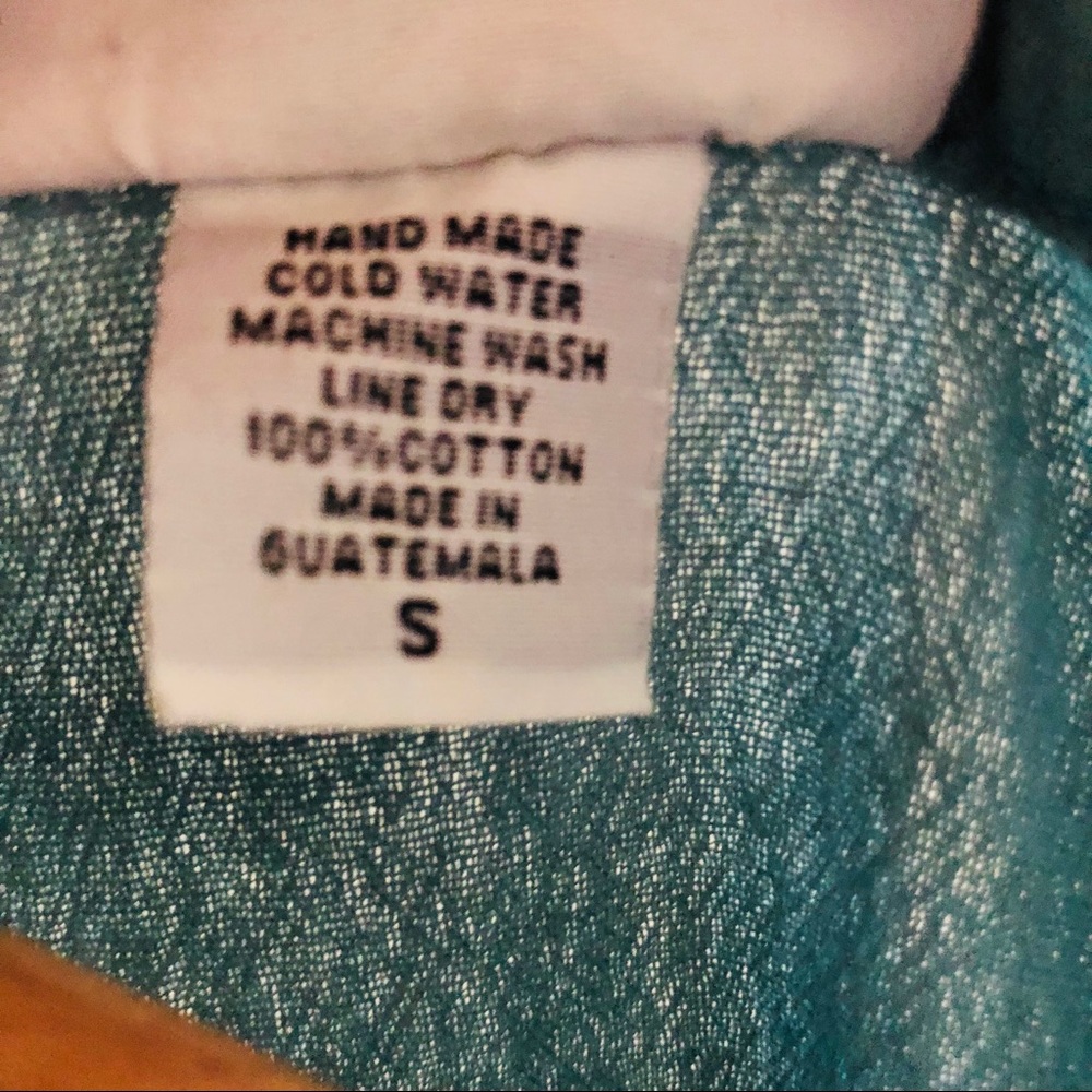 🌿free w/purchase Minimalist Woven Seafoam Top - Picture 5 of 5
